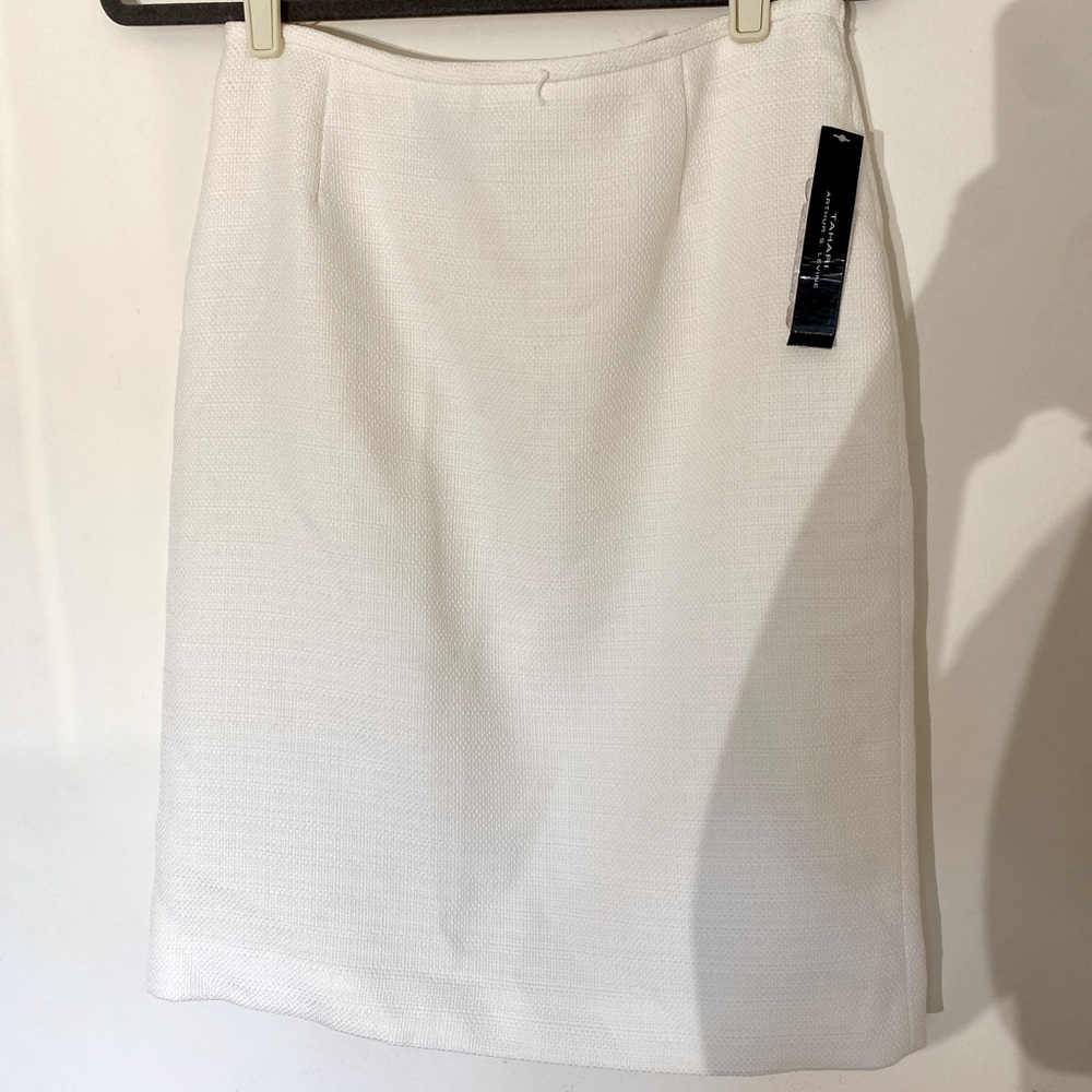 Tahari white pencil skirt - NWT